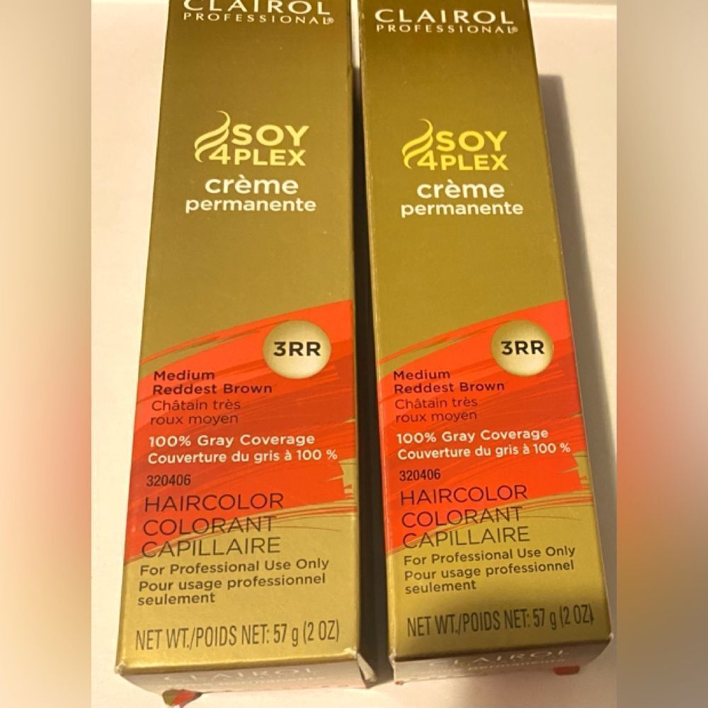 🎁 Clairol professional Soy4plex creme permanente haircolor; 2oz; for unisex🛍️